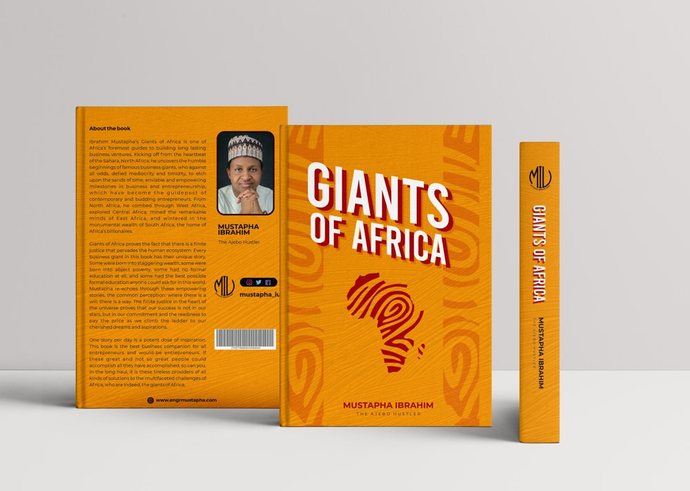 Giants of Africa front cover, back cover and spine